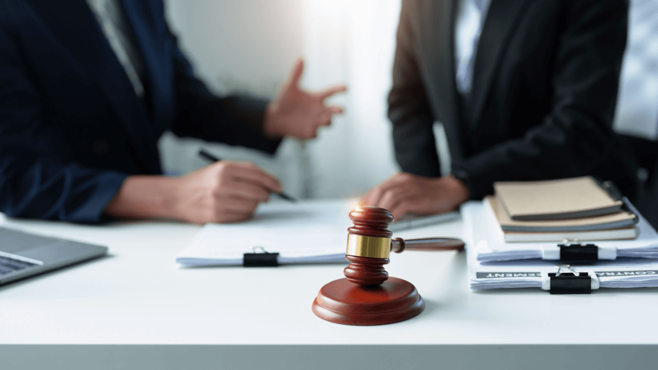 What is the most common argument of a defense attorney discussion with gavel on desk
