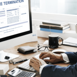 Wrongful termination demand letter being reviewed on a computer screen